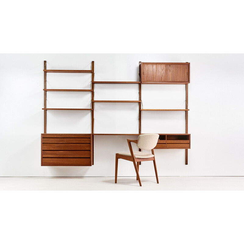 Vintage wall unit Poul Cadovius for Cado