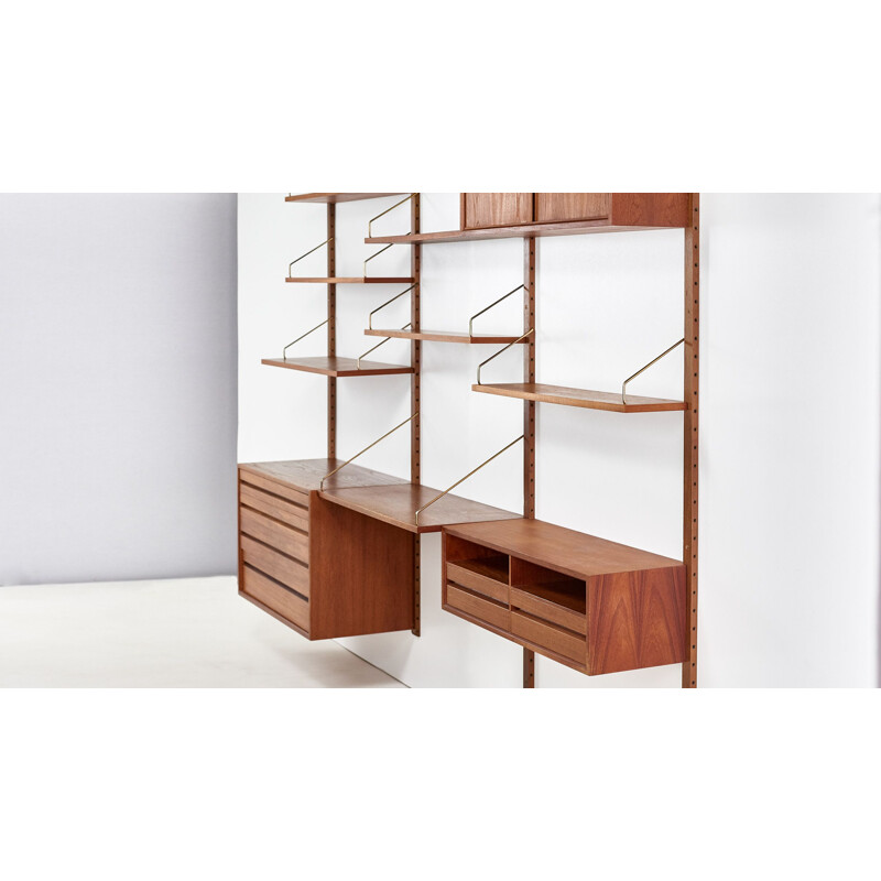 Vintage wall unit Poul Cadovius for Cado