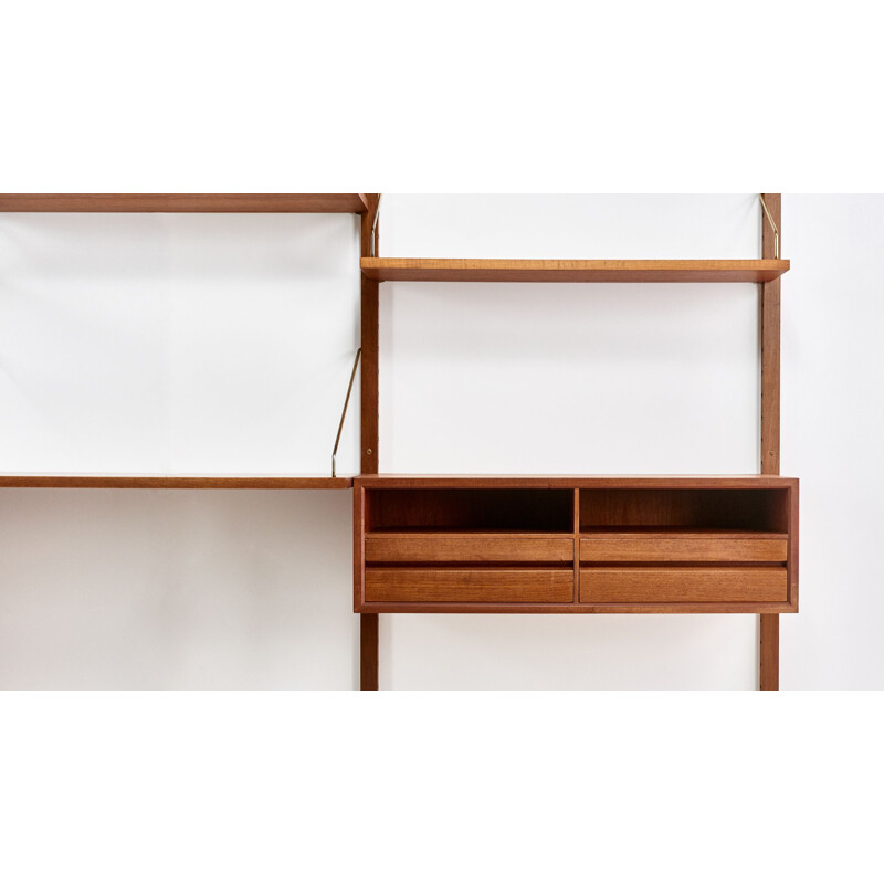 Vintage wall unit Poul Cadovius for Cado