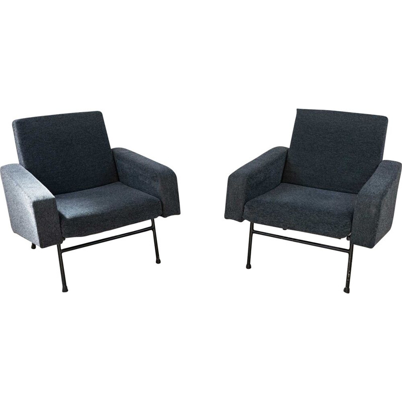 Pair of vintage G10 armchairs by Pierre Guariche poue Airborne, 1960