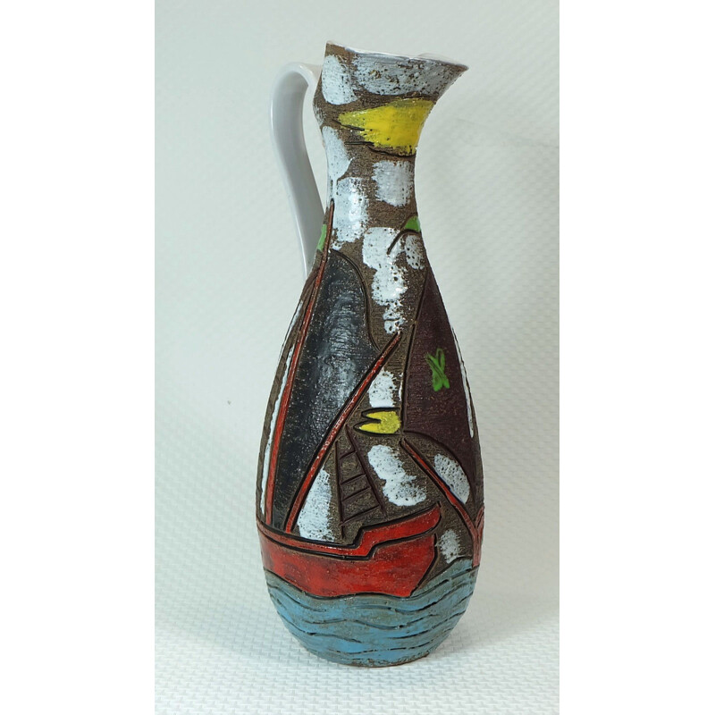 Fratelli Fanciullacci ceramic jug - 1960s