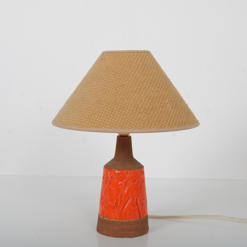 Lampe de table vintage en ceramics de Fratelli Fanciullacci, Italie 1960