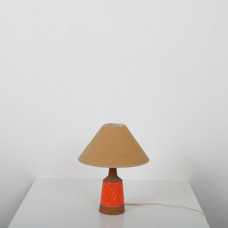 Vintage table lamp in ceramics by Fratelli Fanciullacci, Italy 1960