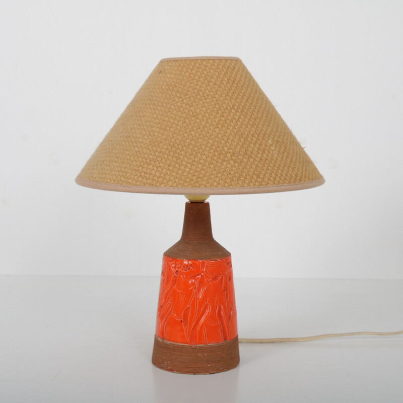 Lampe de table vintage en ceramics de Fratelli Fanciullacci, Italie 1960