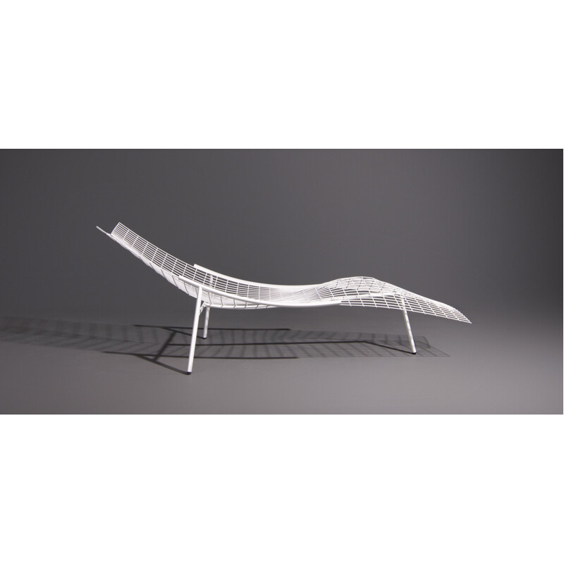 Vintage Swing chaise longue by Giovanni Offredi for Saporiti Italia 1980s