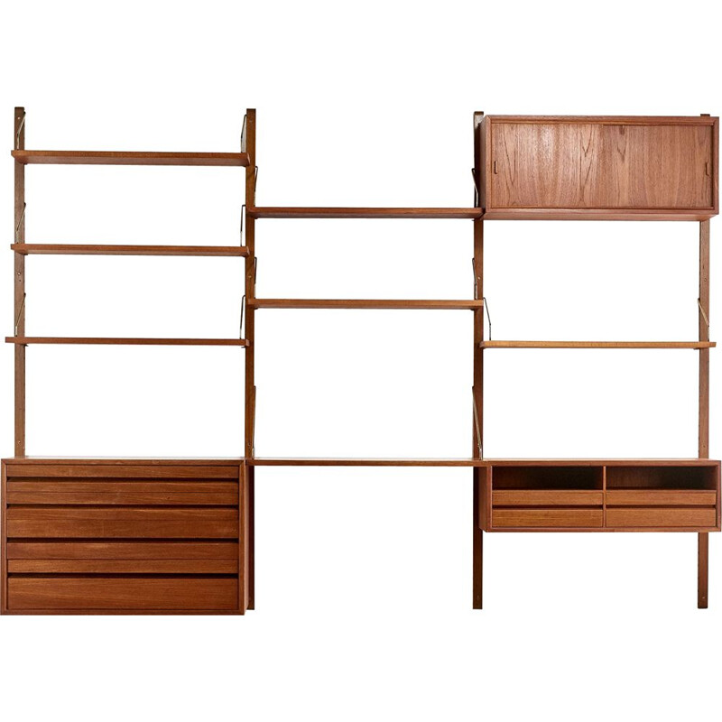 Vintage wall unit Poul Cadovius for Cado