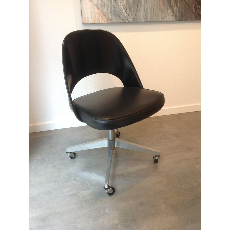 Office chair "Conference" leather, Eero Saarinen - 1960s