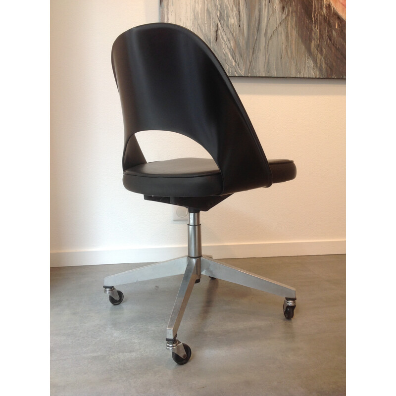 Office chair "Conference" leather, Eero Saarinen - 1960s