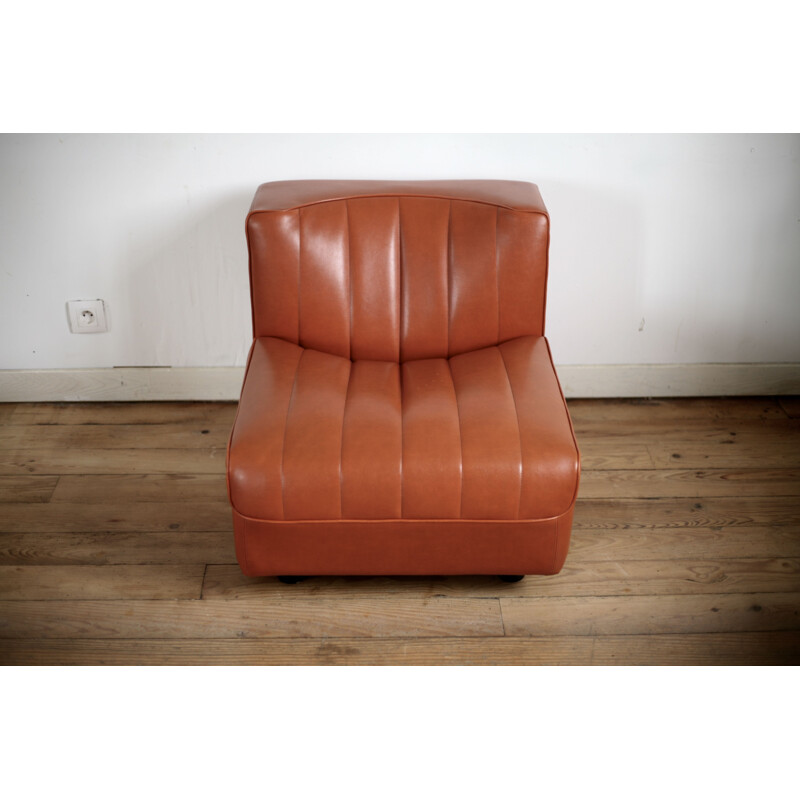 Fauteuil vintage de Tito Agnoli, par Arflex , diffusion Mobilier International 1970