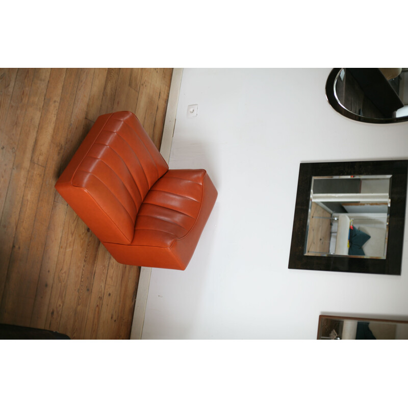 Vintage armchair by Tito Agnoli, by Arflex , diffusion Mobilier International 1970