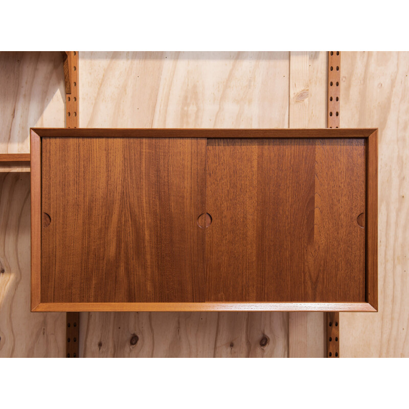 Vintage Cado wall system in teak by Poul Cadovius 1960s 