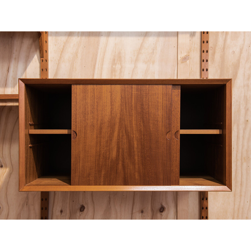 Vintage Cado wall system in teak by Poul Cadovius 1960s 