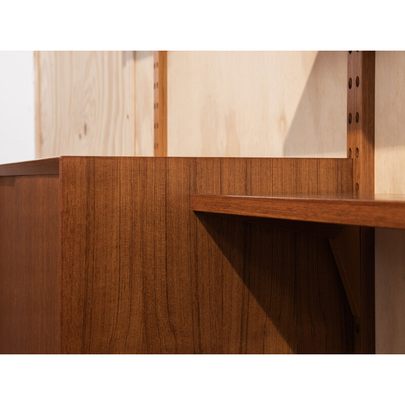 Vintage Cado wall system in teak by Poul Cadovius 1960s 