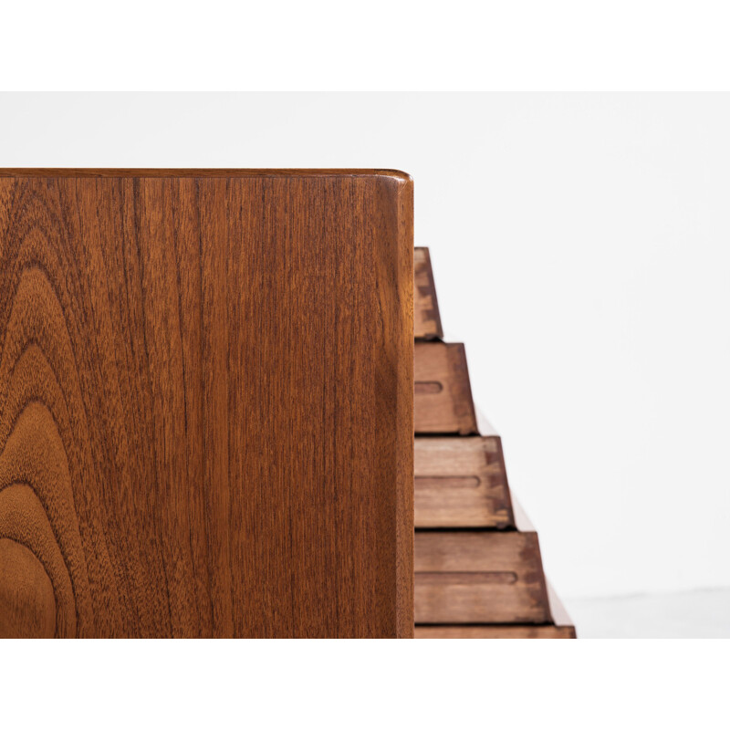 Midcentury sideboard in teak by Rosengren Hansen for Skovby Møbelfabrik Danish 1960