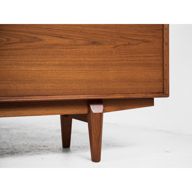 Midcentury sideboard in teak by Rosengren Hansen for Skovby Møbelfabrik Danish 1960