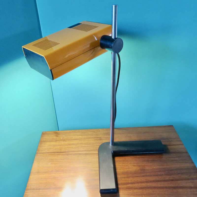 Vintage Manade oranje bureaulamp