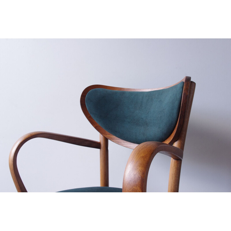 Chaise vintage rembourrée  et élégante 1960