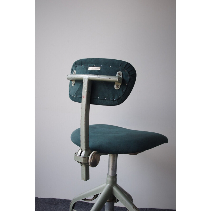 Vintage Industrial chair, Verkstad AB Lindqvist, Motala mid-twentieth century