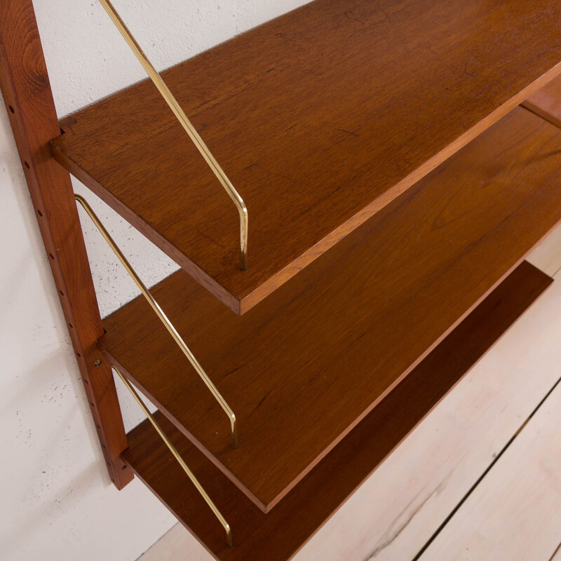 Vintage wall unit with desk and 2 cabinets Teak Preben Sorensen