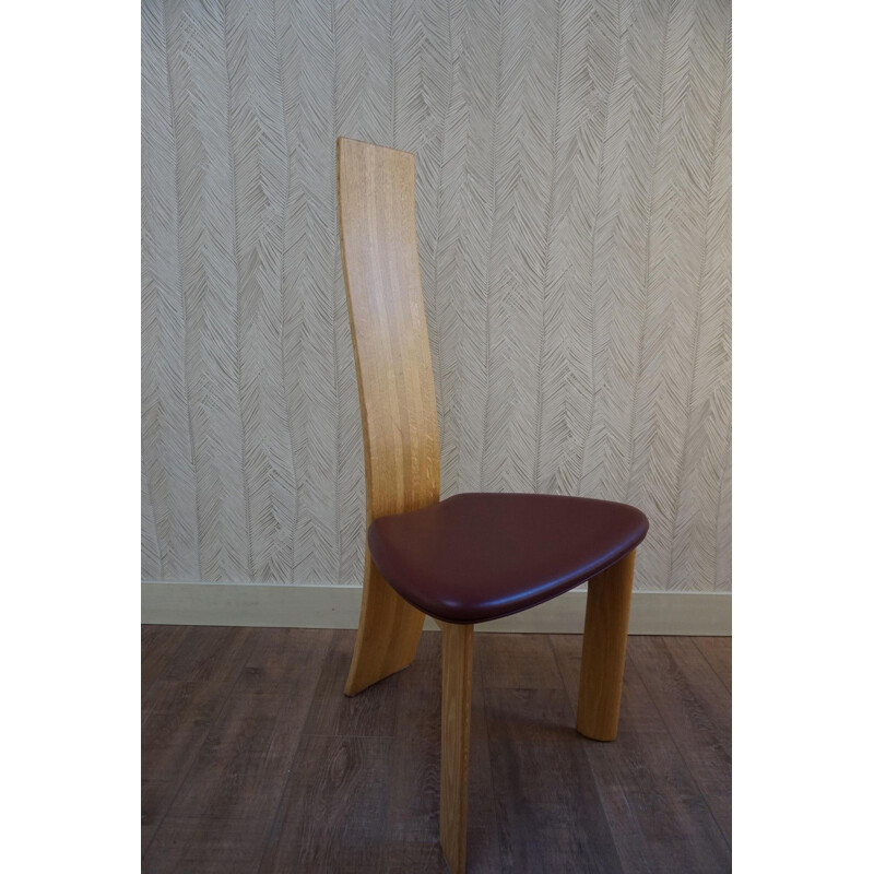 Ensemble de 4 chaises vintage par Rob & Dries van den Berghe Danois 1970