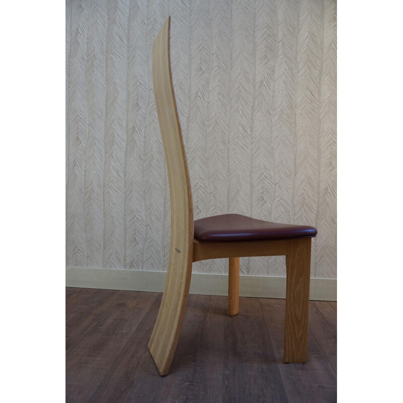 Ensemble de 4 chaises vintage par Rob & Dries van den Berghe Danois 1970