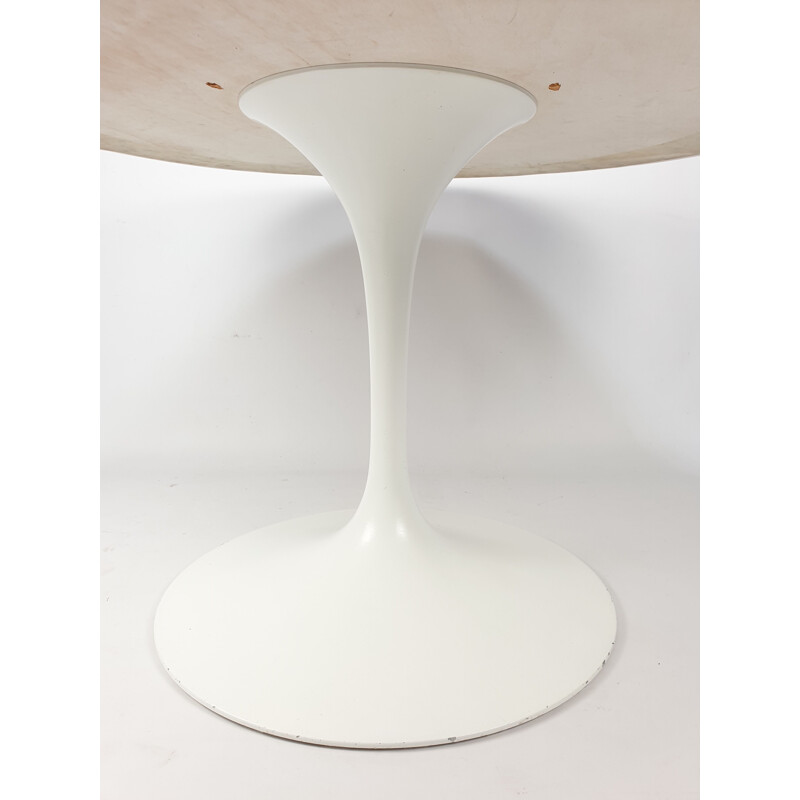 Table à manger vintage en marbre par Eero Saarinen pour Knoll Inc.  Knoll International 1970