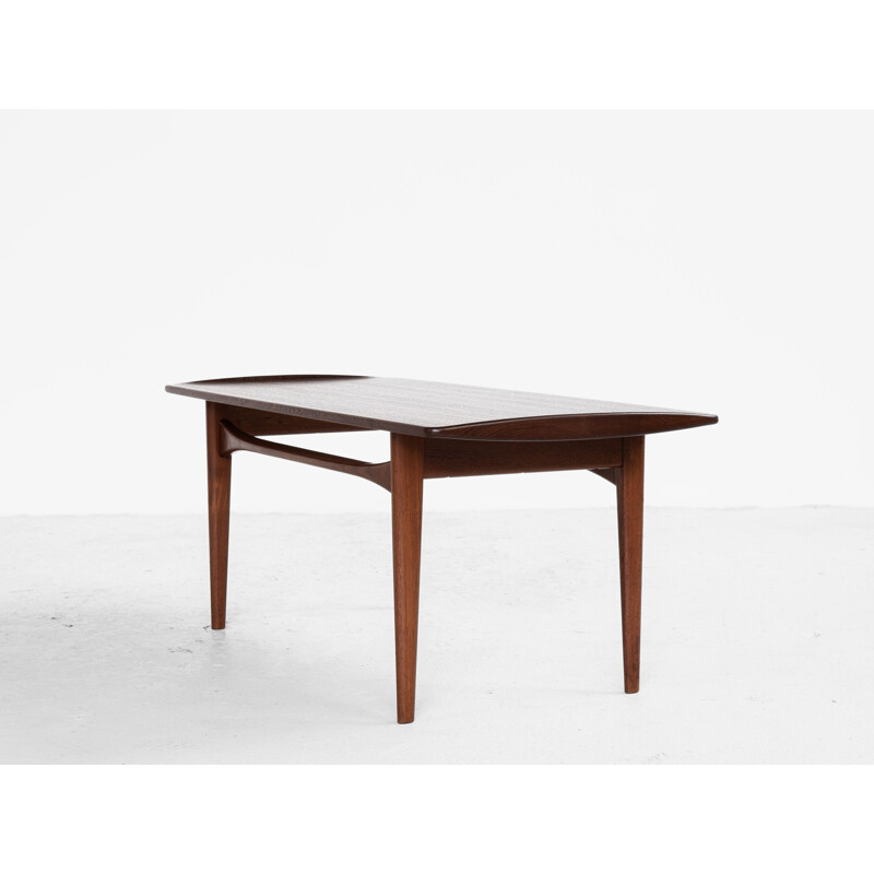 Midcentury  coffee table in teak by Tove & Edvard Kindt-Larsen for France & Søn Danish 1960s