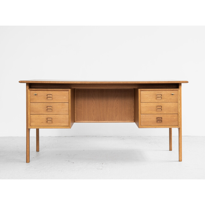 Midcentury  desk in oak by Arne Vodder for Sibast Danish 1960s