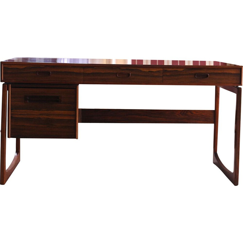 Mid-Century Rosewood Norwegian Desk 1970