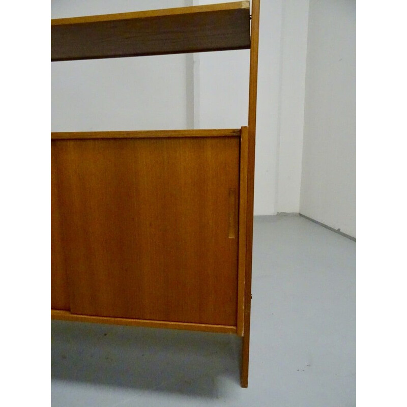 Pair of vintage Scandinavian modernist teak bookcases, Sweden 1960