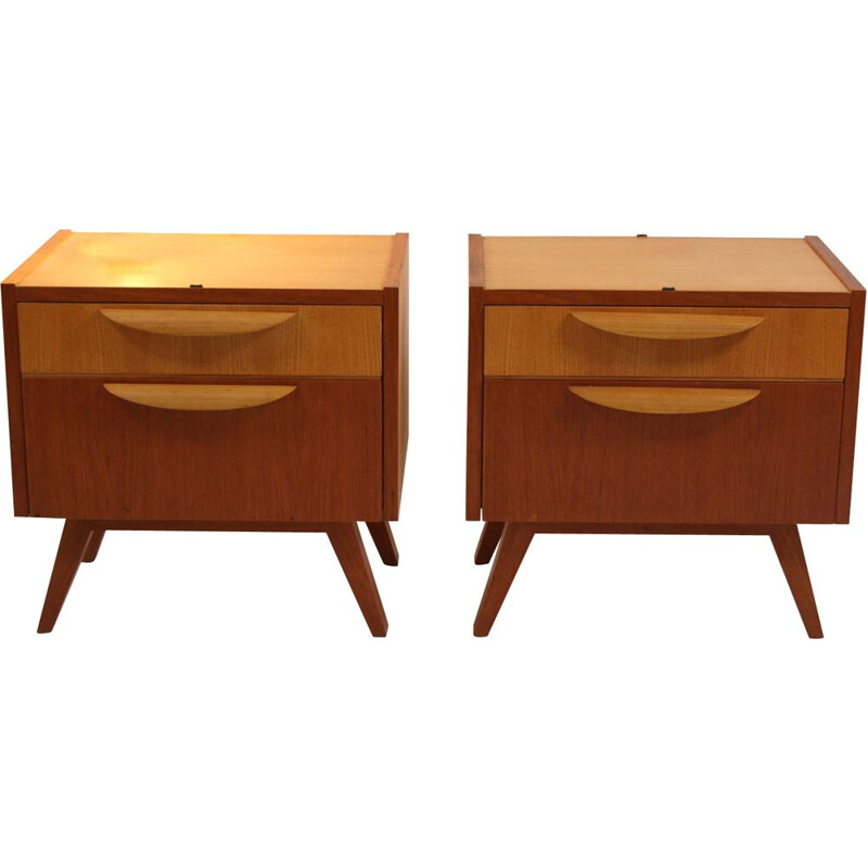 Pair of Vintage cupboards or side cabinets 1960