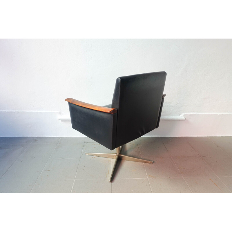 Fauteuil de bureau vintage pour Móveis Olaio de José Espinho, 1960