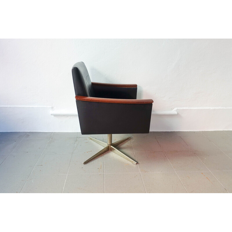 Fauteuil de bureau vintage pour Móveis Olaio de José Espinho, 1960