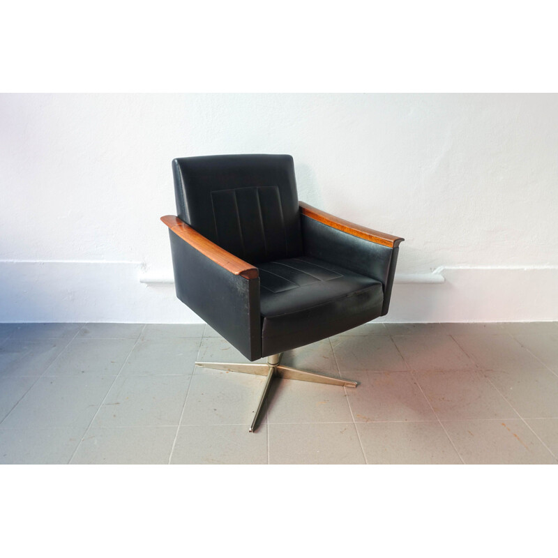 Fauteuil de bureau vintage pour Móveis Olaio de José Espinho, 1960