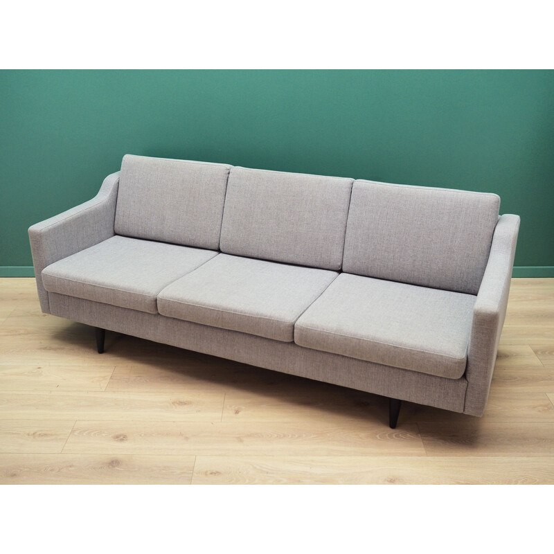 Grey vintage Sofa, Danish design, 1990s