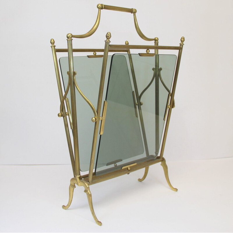 Vintage Magazine Rack from Maison Jansen French, 1940s