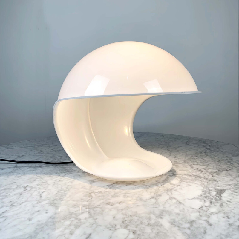 Vintage Foglia  Model 643 Table Lamp by Elio Martinelli for Martinelli Luce, 1960s