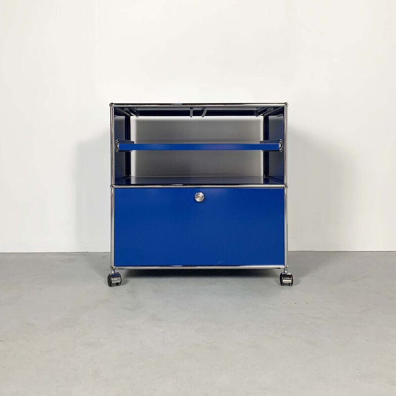 Blue Cabinet by Fritz Haller & Paul Schärer for USM Haller, 1980s