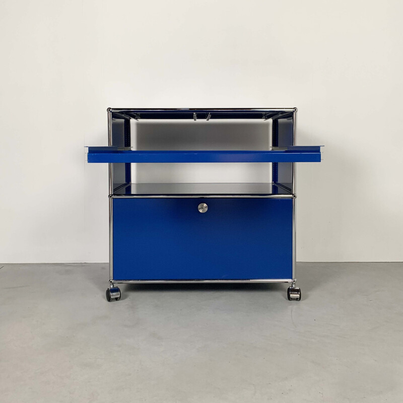 Blue Cabinet by Fritz Haller & Paul Schärer for USM Haller, 1980s