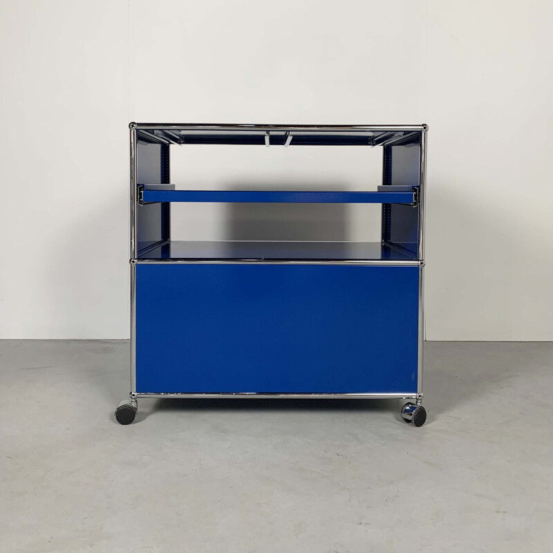 Blue Cabinet by Fritz Haller & Paul Schärer for USM Haller, 1980s