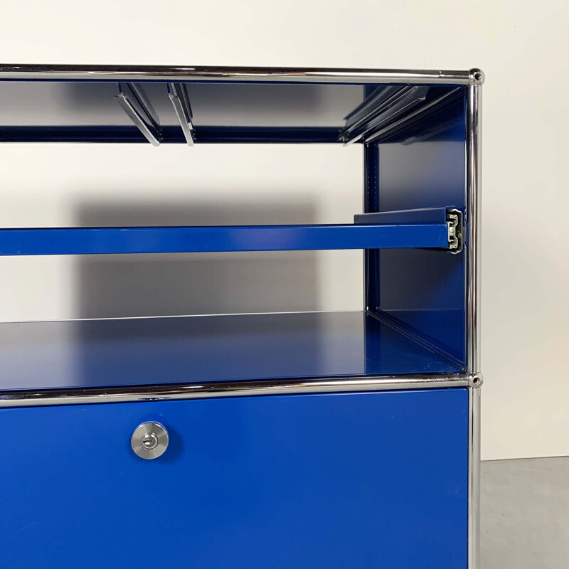 Blue Cabinet by Fritz Haller & Paul Schärer for USM Haller, 1980s