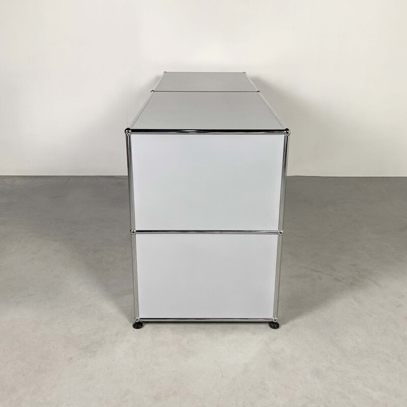 Vintage Grey Sideboard by Fritz Haller & Paul Schärer for USM Haller, 1980s