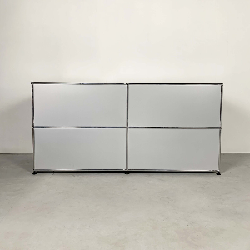 Vintage Grey Sideboard by Fritz Haller & Paul Schärer for USM Haller, 1980s