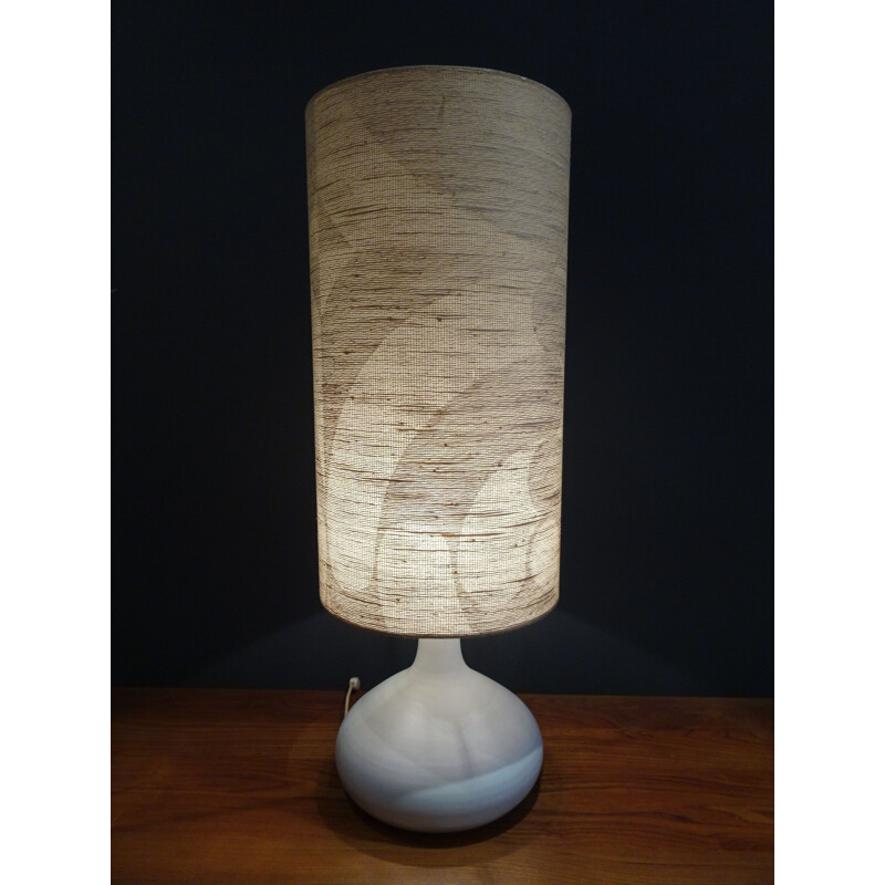 Lamp with high lampshade 92 cm by Jacques Lignier