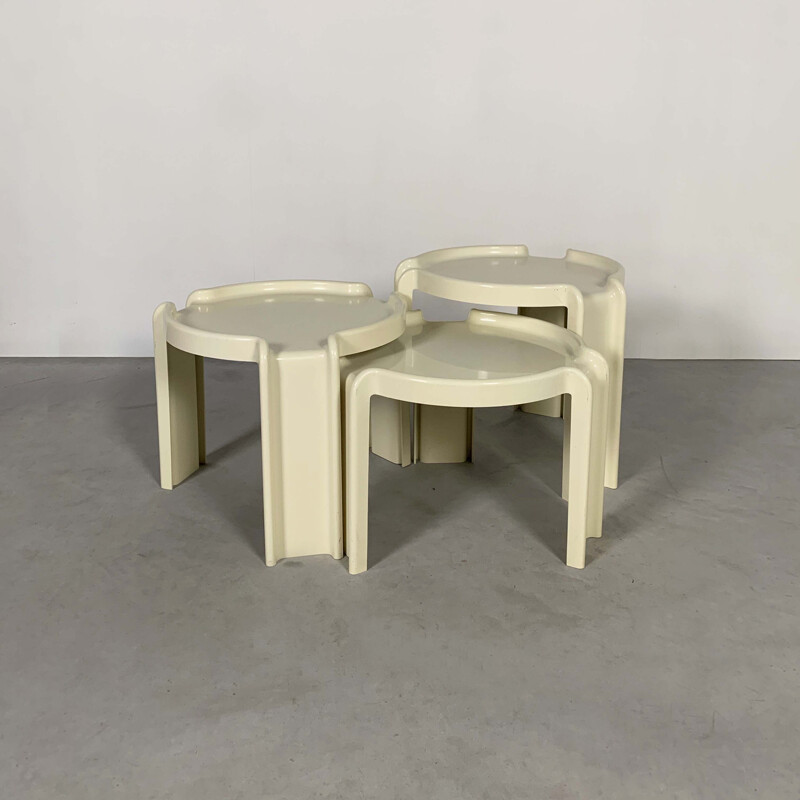 Vintage Nesting Tables by Giotto Stoppino for Kartell, 1970s