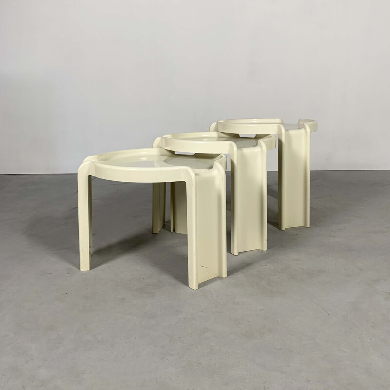 Tables gigognes vintage par Giotto Stoppino pour Kartell, 1970