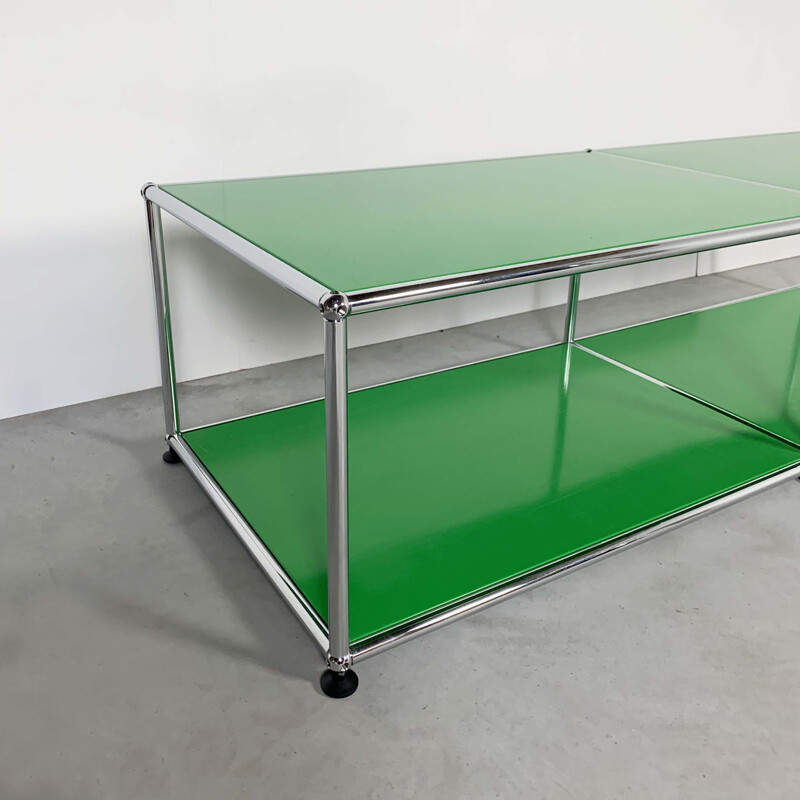 Vintage Green ShelfTable by Fritz Haller & Paul Schärer for USM Haller, 1980s