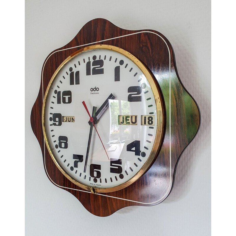 Vintage clock ODO Electronic 1970