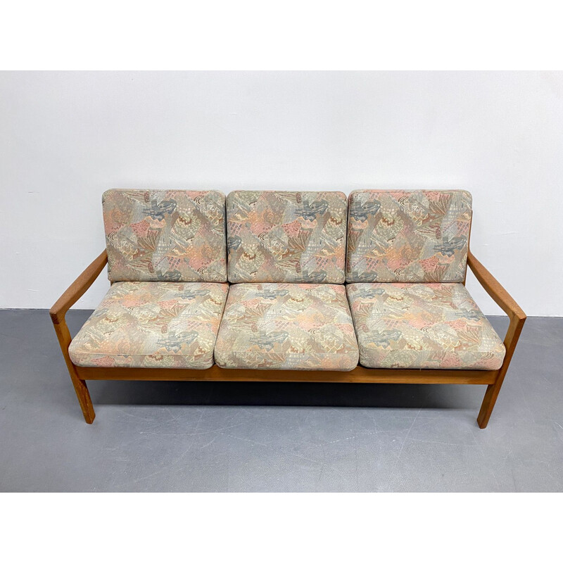 Vintage Sofa  Couch Senator Teak by Ole Wanscher for Cado, Denmark 1960s