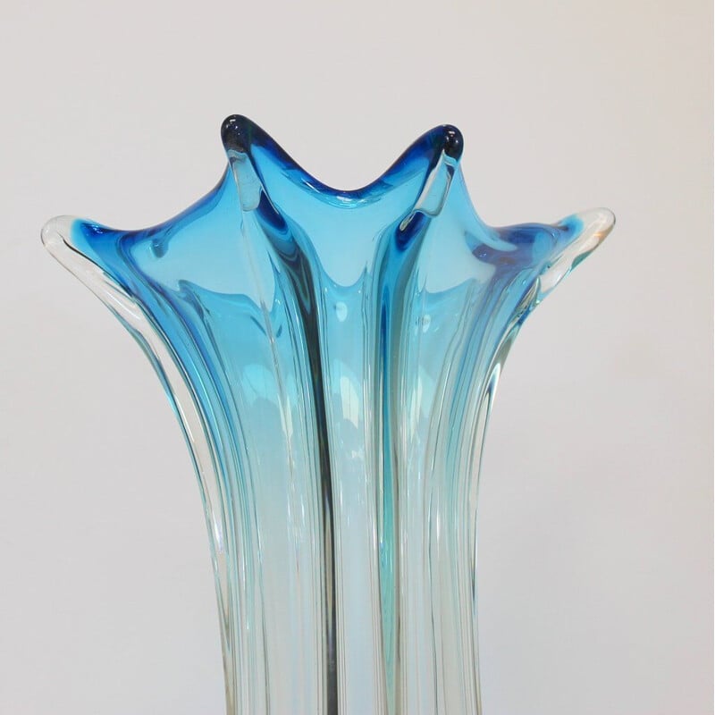 vase vintage en verre de Murano, 1960